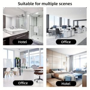 4pcs Floating Shelves, Shelves,  Wall Mounted Shelves for Home Decor and Storage, Modern Ledges for Living Room, Bedroom, Bathroom, Office Easy To Install, Convenient For Classification, Quick To Pick Up, Stable And Reliable (White/Black)23.6x4.3in