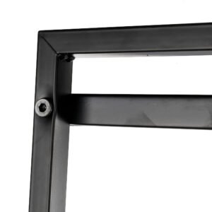 4-Tier Ladder Shelf Bookcase, Multipurpose Iron Widen Ladder Bookshelf Plant Storage Organizer Rack, Display Rack for Home