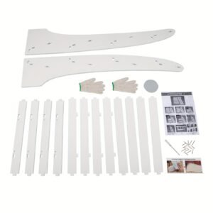 Storage Organizer Multi-layer Modern Bookcase Large Bookshelves Cube Display Shelf For Bedroom Living Room Office White