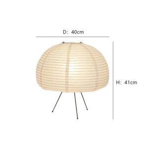 6000K Dimming Floor Lamp Noguchi Lamp Japanese Rice Paper Lamp Soft Light Bedside Lamp for Living Room Bedroom Decor