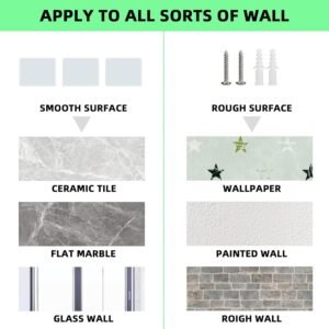 Acrylic Small Adhesive Wall Shelves,Mini Floating Shelves,Acrylic Display Shelves,Ledges for Pop Figures,Plant,Picture Photo Modern Wall for Bedroom Decor Living Room