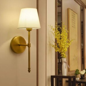 American Living Room Wall Lamp Modern Bedroom Bed Lamp Light Luxury Creative Lampshade Staircase Walkway Decorative Light
