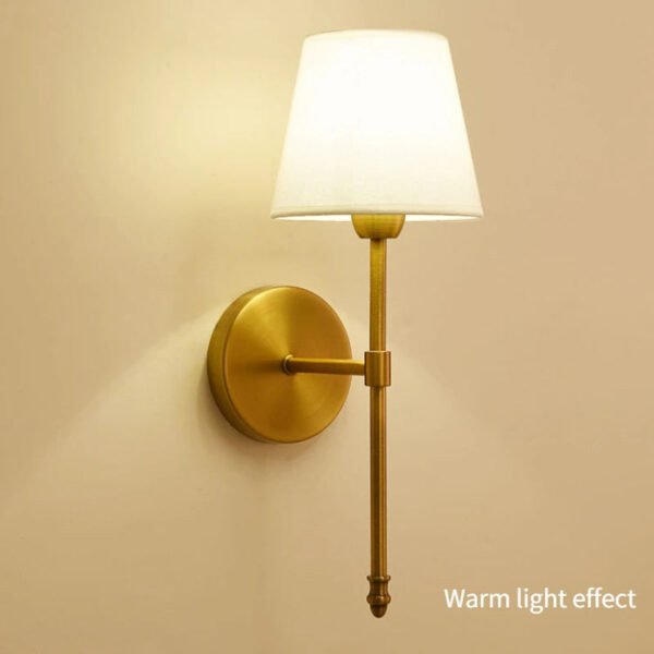 American Living Room Wall Lamp Modern Bedroom Bed Lamp Light Luxury Creative Lampshade Staircase Walkway Decorative Light