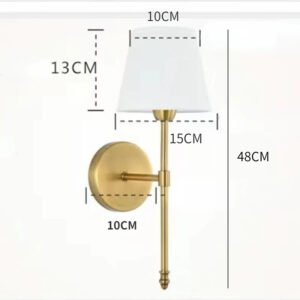 American Living Room Wall Lamp Modern Bedroom Bed Lamp Light Luxury Creative Lampshade Staircase Walkway Decorative Light