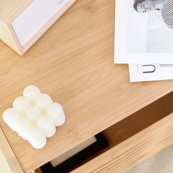 Bamboo Bedroom Bedside Table Small Coffee Table Home Furniture Storage Rack Night Stand Modern and Minimalist