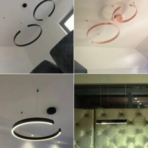 Ceiling chandelier Pendant light Chandeliers for dining room LED Bedroom living room nordic home decor Modern Round ring lamps