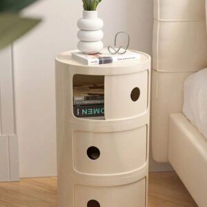 Circular Bedside Tables,Plastic Living Room TV Cabinets,Sofa Side,Multi-layer Storage Cabinet,Corner Table Furniture Customized