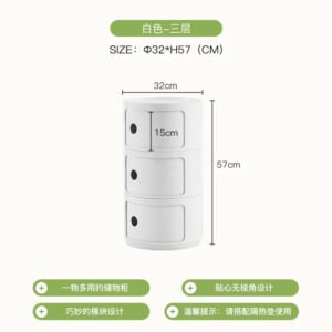 Circular Bedside Tables,Plastic Living Room TV Cabinets,Sofa Side,Multi-layer Storage Cabinet,Corner Table Furniture Customized