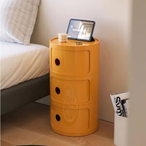 Circular Bedside Tables,Plastic Living Room TV Cabinets,Sofa Side,Multi-layer Storage Cabinet,Corner Table Furniture Customized