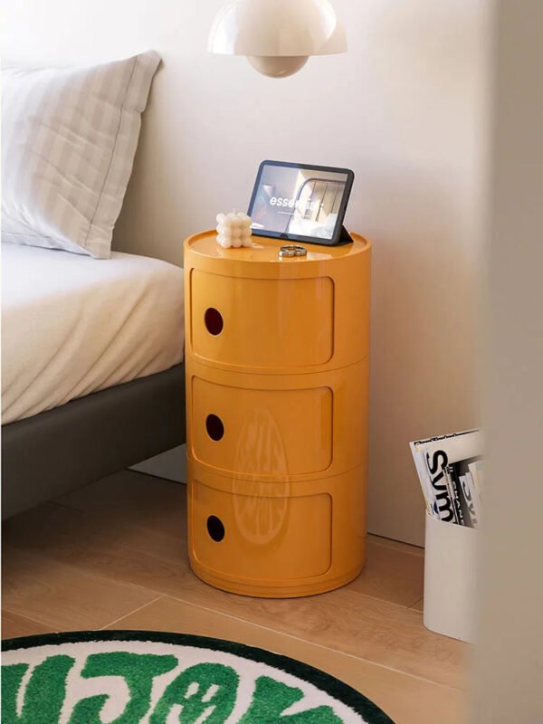 Circular Bedside Tables,Plastic Living Room TV Cabinets,Sofa Side,Multi-layer Storage Cabinet,Corner Table Furniture Customized