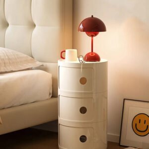Circular Bedside Tables,Plastic Living Room TV Cabinets,Sofa Side,Multi-layer Storage Cabinet,Corner Table Furniture Customized