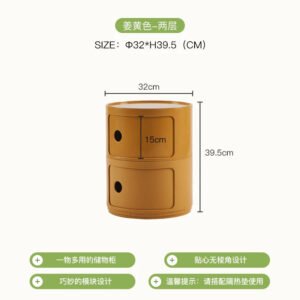 Circular Bedside Tables,Plastic Living Room TV Cabinets,Sofa Side,Multi-layer Storage Cabinet,Corner Table Furniture Customized