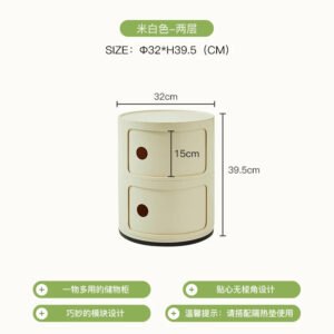 Circular Bedside Tables,Plastic Living Room TV Cabinets,Sofa Side,Multi-layer Storage Cabinet,Corner Table Furniture Customized