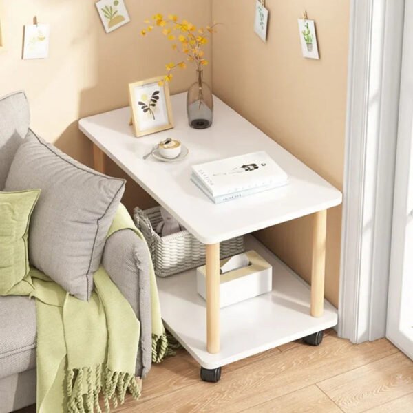 Coffee Tables Wood Modern Living Room Tea Table Simple Creative Double Side Tables Nordic Sofa Table Nightstand Furniture Decor