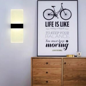 European and American minimalist LED indoor wall lights, fashionable acrylic hotel door lights, bedroom bedside lights