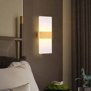 European and American minimalist LED indoor wall lights, fashionable acrylic hotel door lights, bedroom bedside lights