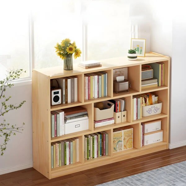 bookshelf design Living Room book shelf Library Storage cabinet With Ladder Solid White Book Shelvese Book Shelf Bookcase