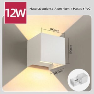 Home Wall Lamp Decor Garden Facade Street Lamp Led Outdoor Lighting Fixture Appliances Mood Light Waterproof LED Wall Lamp