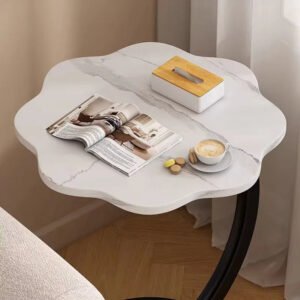 Household balcony living room sofa side coffee table, hotel bedroom bed side table, small end table