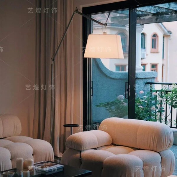 Italian Designer Floor Lamp Mechanical Light Rocker Arm Medieval Living Room Sofa Standting Lighting Bedroom Industrial Style