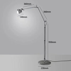Italian Designer Floor Lamp Mechanical Light Rocker Arm Medieval Living Room Sofa Standting Lighting Bedroom Industrial Style