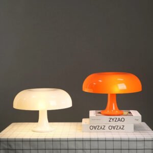 Italy Designer Led Mushroom Table Lamp for Hotel Bedroom Bedside lamp Living Room Decor Lighting Modern Minimalist Desk Lights