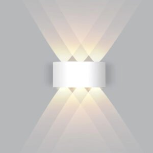 LED Wall Light IP65 Waterproof Outdoor Fence Garden Aluminum IP20 ABS Indoor Fashion Lamp For Living Room Stairs Corridor