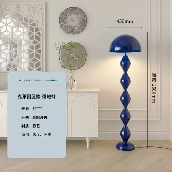 Macaron Creative Mushroom Lamp Living Room Sofa Side Led Floor Lamps Bedroom Bedside Light Senior Sense of Vertical Lights