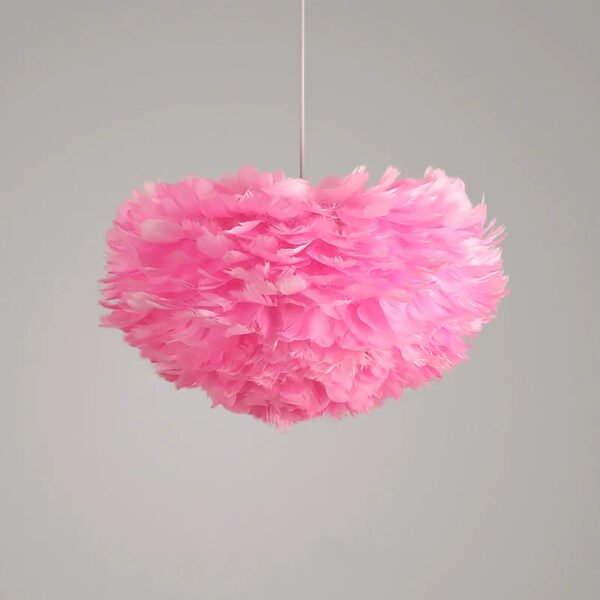 Modern Goose Down Chandelier Bedroom Study living Room Dining Room Feather light Creative Romantic Decorative Chandelier Lamps