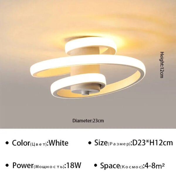 Modern LED Aisle Ceiling Lights Nodic Home Lighting Led Surface Mounted for Bedroom Living Room Corridor Light Balcony Lights