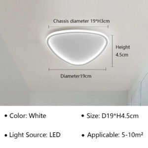 Modern LED Ceiling Lamp For Living Dining Bedroom Aisle Balcony Ceiling Chandelier Indoor Home Decoratioan Light Fixture Luster
