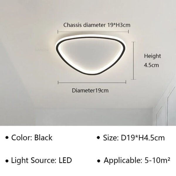 Modern LED Ceiling Lamp For Living Dining Bedroom Aisle Balcony Ceiling Chandelier Indoor Home Decoratioan Light Fixture Luster