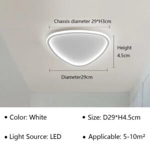 Modern LED Ceiling Lamp For Living Dining Bedroom Aisle Balcony Ceiling Chandelier Indoor Home Decoratioan Light Fixture Luster