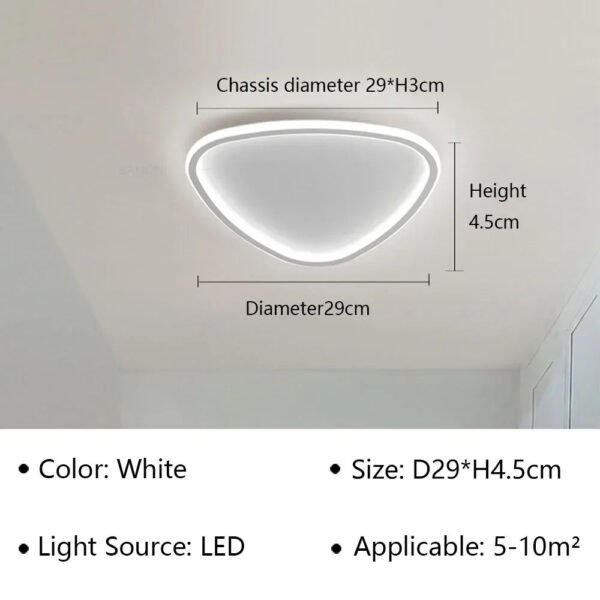 Modern LED Ceiling Lamp For Living Dining Bedroom Aisle Balcony Ceiling Chandelier Indoor Home Decoratioan Light Fixture Luster