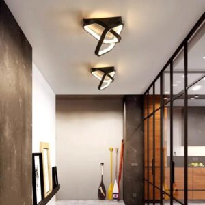 Modern LED Ceiling Light, 3-Color Adjustable, Flush Mount, Versatile for All Rooms 85V-265V