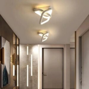 Modern LED Ceiling Light, 3-Color Adjustable, Flush Mount, Versatile for All Rooms 85V-265V