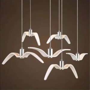 Modern LED Pendant Light Indoor Chandeliers Lighting Bird Lamp For Living Room Bedroom Bar Light Fixture Ceiling Handing Light