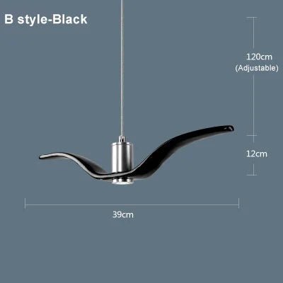 Modern LED Pendant Light Indoor Chandeliers Lighting Bird Lamp For Living Room Bedroom Bar Light Fixture Ceiling Handing Light
