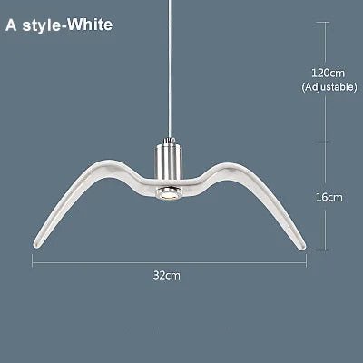 Modern LED Pendant Light Indoor Chandeliers Lighting Bird Lamp For Living Room Bedroom Bar Light Fixture Ceiling Handing Light