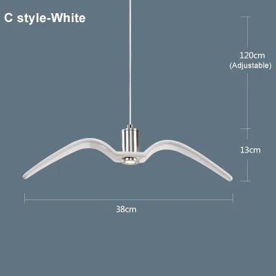 Modern LED Pendant Light Indoor Chandeliers Lighting Bird Lamp For Living Room Bedroom Bar Light Fixture Ceiling Handing Light