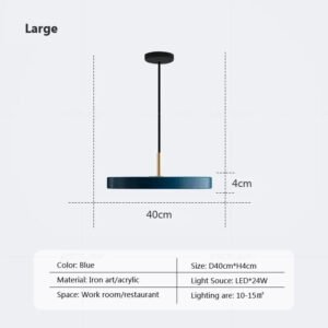 Modern Minimalist Pendant Light  Study Decor Replica Design Restaurant Lamp LED Hanging Lamp for Table Dining Room Bedroom