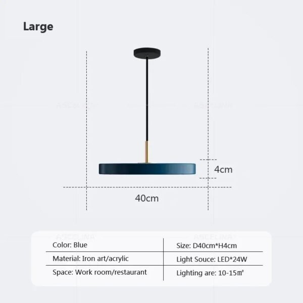 Modern Minimalist Pendant Light  Study Decor Replica Design Restaurant Lamp LED Hanging Lamp for Table Dining Room Bedroom