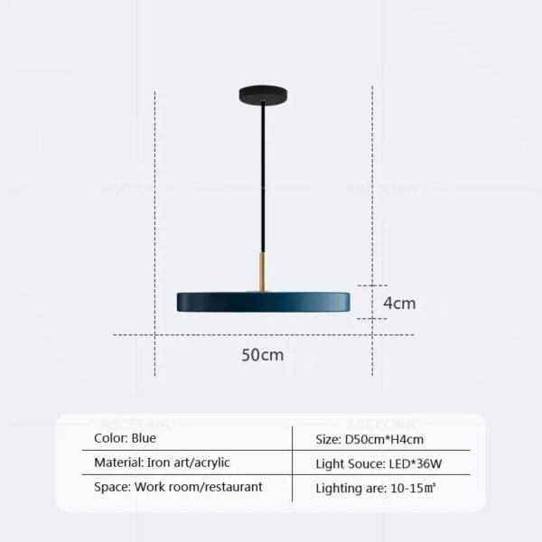 Modern Minimalist Pendant Light  Study Decor Replica Design Restaurant Lamp LED Hanging Lamp for Table Dining Room Bedroom