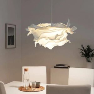 Modern Paper Pendant Light Personalized DIY Chandeliers Lamp for Bedroom Living Room Restaurant Suspension Luminaire