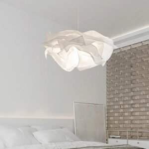 Modern Paper Pendant Light Personalized DIY Chandeliers Lamp for Bedroom Living Room Restaurant Suspension Luminaire