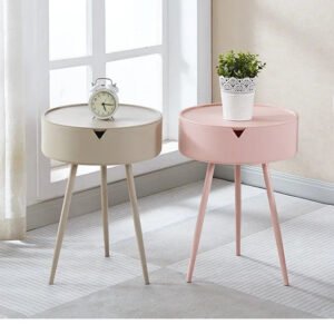 Modern Simple Bedroom Bedside Table Rental Room with Bed Side Table Storage Small Table Tea Table Coffee Table By The Sofa