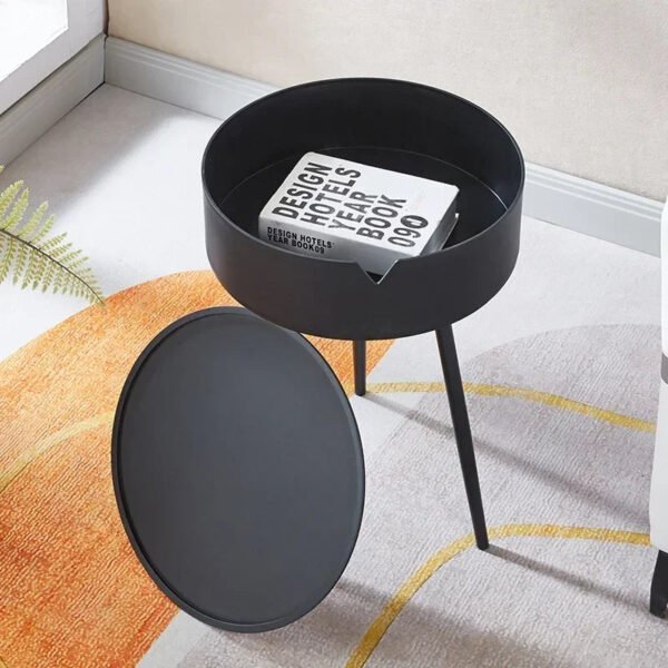 Modern Simple Bedroom Bedside Table Rental Room with Bed Side Table Storage Small Table Tea Table Coffee Table By The Sofa