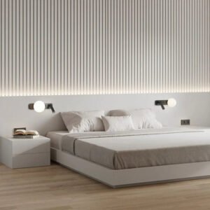 Modern minimalist internet celebrity creative moon atmosphere lamp wall lamp bedroom LED bedside reading wall lamp creative rota