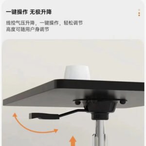 Movable Lifting Table Standing Workstation Sofa Bedside Writing Desk