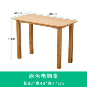 Nordic Desks Computer Desk Desktop Student Writing Desk Rectangular Simple Bedroom Long Table Bamboo Solid Wood Office Furniture